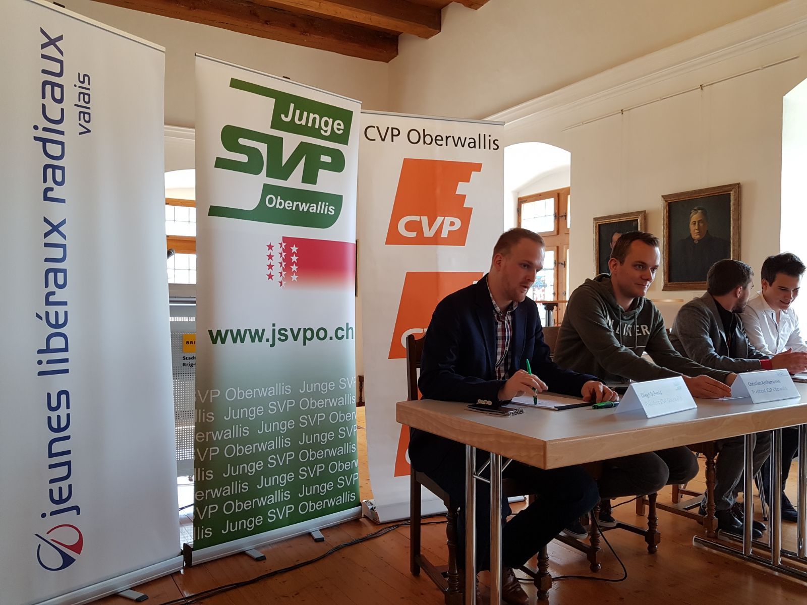Sion 2026 a le soutien de cinq jeunesses de parti valaisannes